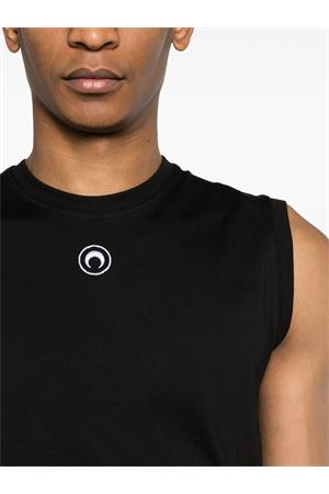 Canotta Basic Moon nero MARINE SERRE | MTT075ACJER0009BK99